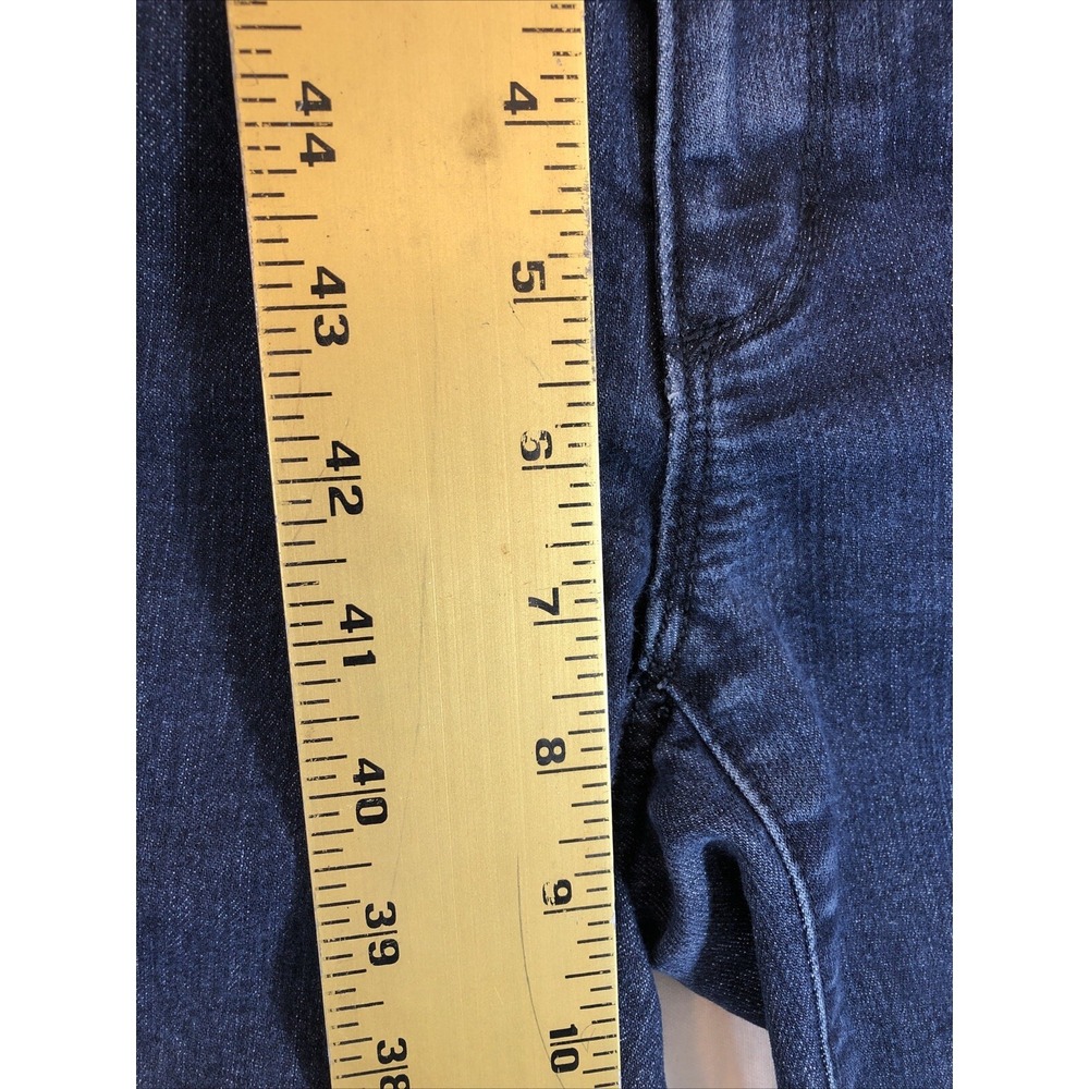Ann Taylor Loft Jeans Women's Size 27/4 Denim Dark Blue Modern Crop Low Rise - Picture 10 of 13